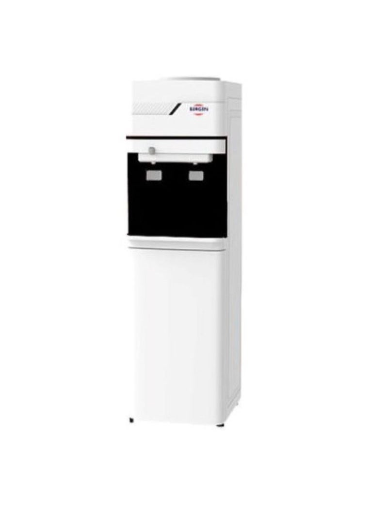 Bergen - Bergen Hot And Cold Water Dispenser Stainless Steel Water Tanks  BY 558 White Black - Image 1