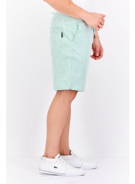 Originals by Brooklyn Cloth Men Drawstring Brand Logo Basic Short, Green  - Image 2