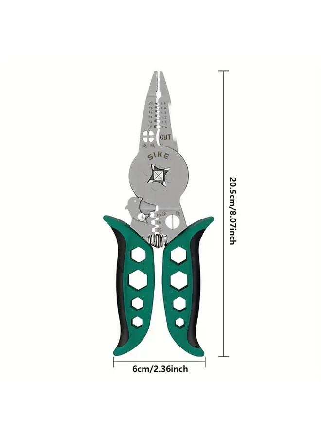 كماشة كهربائي متعددة الوظائف للواجبات الثقيلة - قابلة لتجريد وتثبيت وقطع الأسلاك - Image 3
