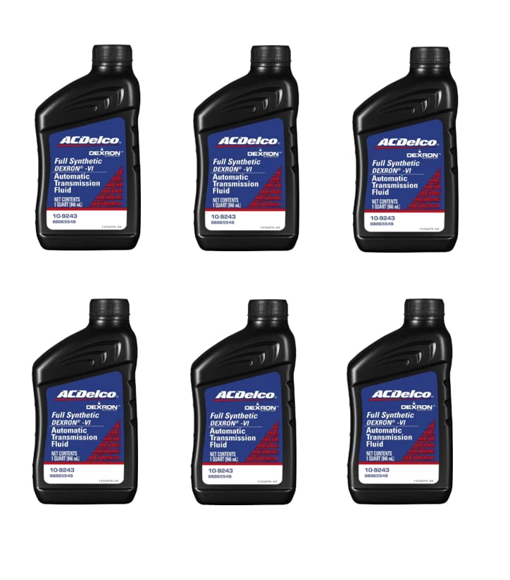 ACDelco 109243 Dexron-VI Full Synthetic Automatic Transmission Fluid 1 Quart (6 Pack) - Image 4