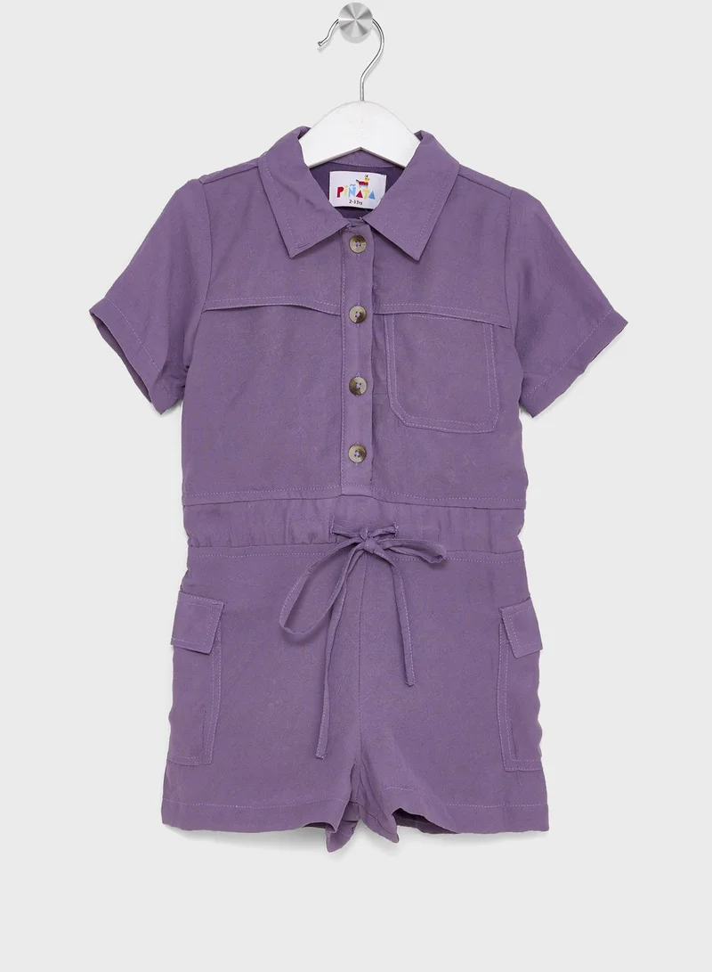 Pinata Girls Solid Playsuit