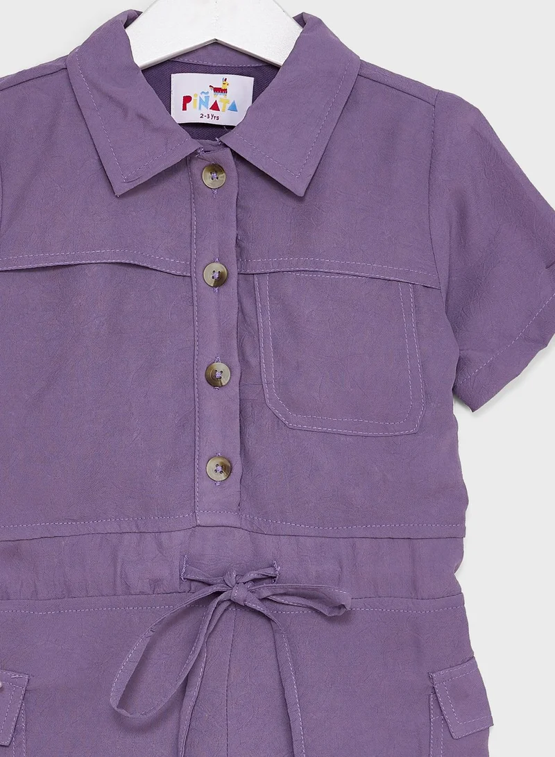 Pinata Girls Solid Playsuit