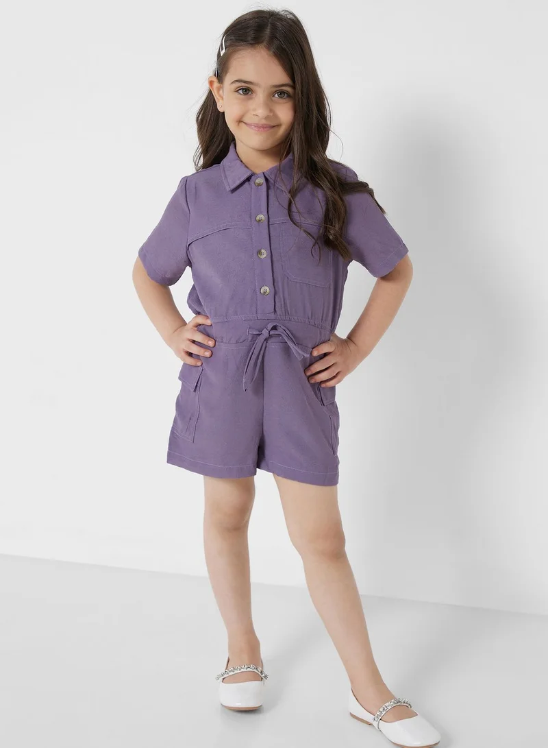 Pinata Girls Solid Playsuit