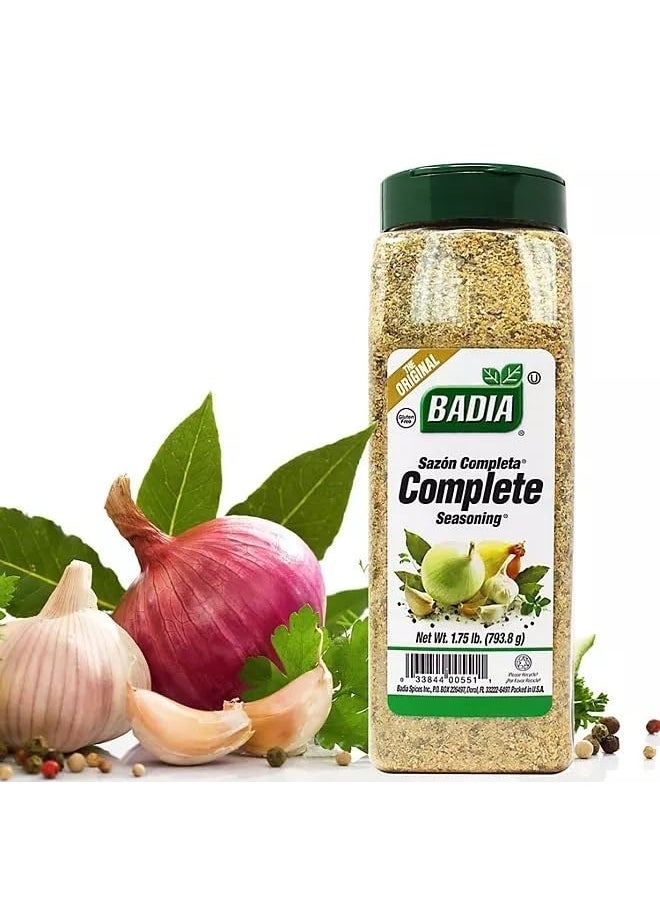 BADIA Complete Seasoning, All-Purpose Spice Blend for Cooking, Grilling & Marinades Perfect Flavor Enhancer 28 oz, 1.75 Pound  - Image 2