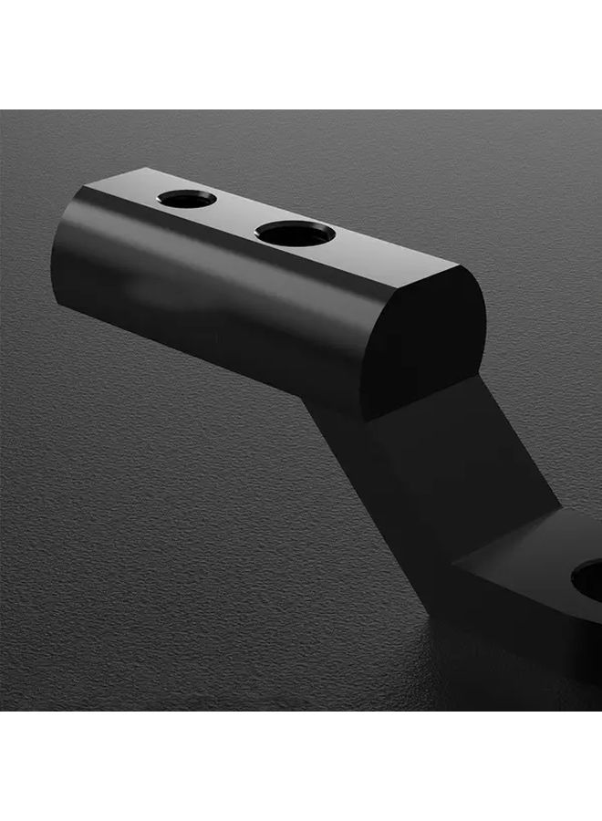 Universal Silvery Aluminum Alloy Multi Functional Extension Bracket For Rearview Mirror Phone Mount Motorcycle Scooter Car - Image 5