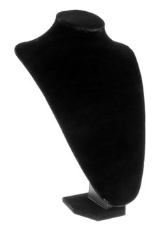 LINGWEI Jewelry Stand Neckmanniquin Necklace Holder Model Bust Stand Necklace Chain Jewelry Bust Neck Display Stand Holder Mannequin Black Velvet Necklace  - Image 1