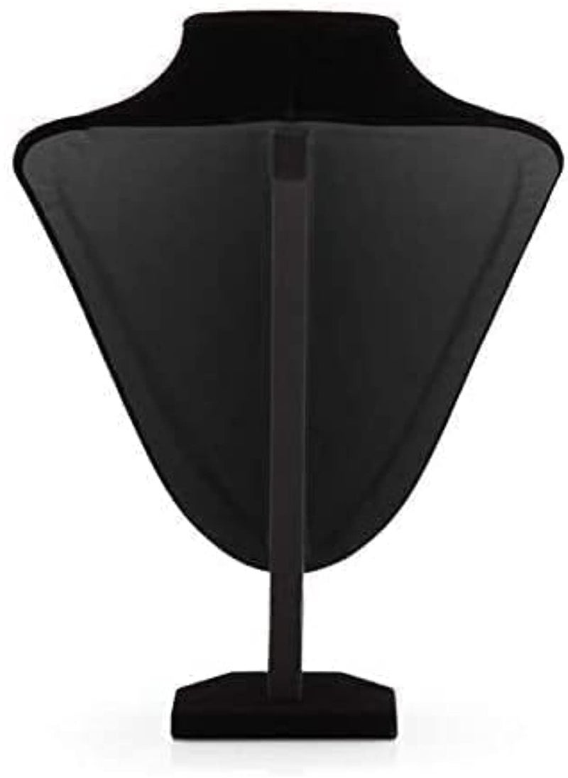 LINGWEI Jewelry Stand Neckmanniquin Necklace Holder Model Bust Stand Necklace Chain Jewelry Bust Neck Display Stand Holder Mannequin Black Velvet Necklace  - Image 5