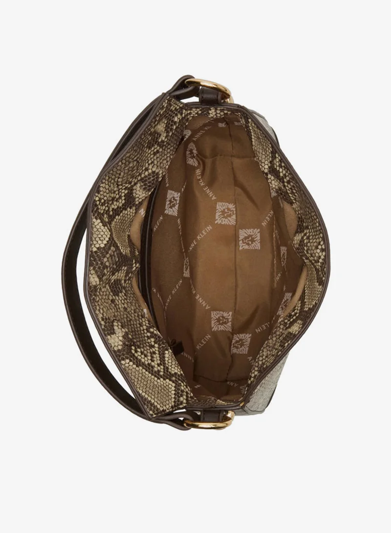 ANNE KLEIN Anne Klein Snake Patterned Shoulder Bag