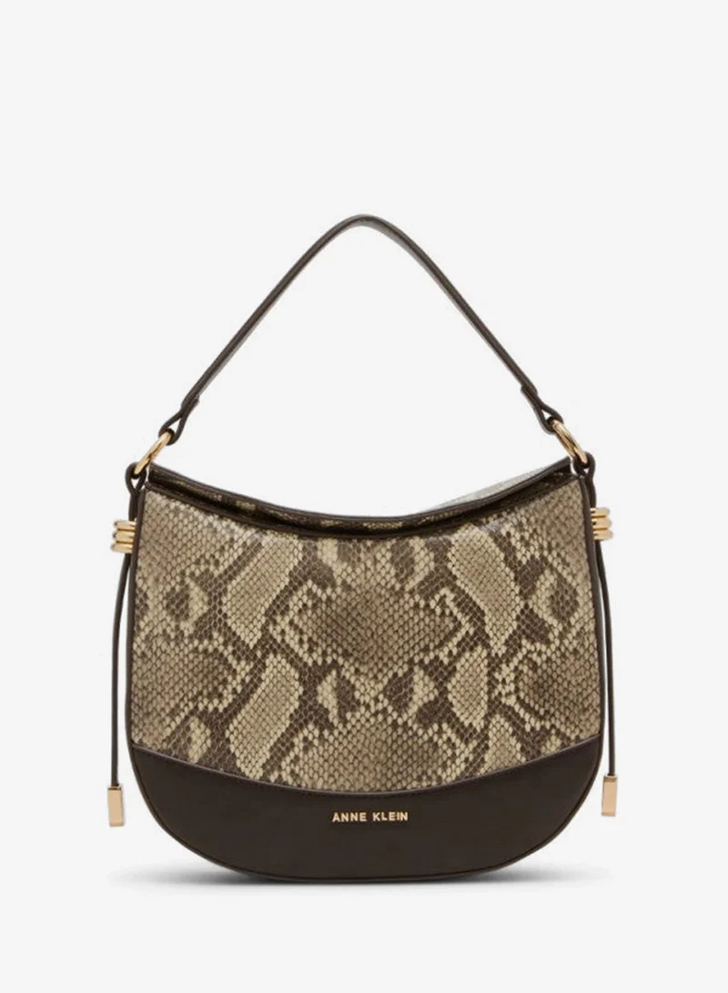 ANNE KLEIN Anne Klein Snake Patterned Shoulder Bag