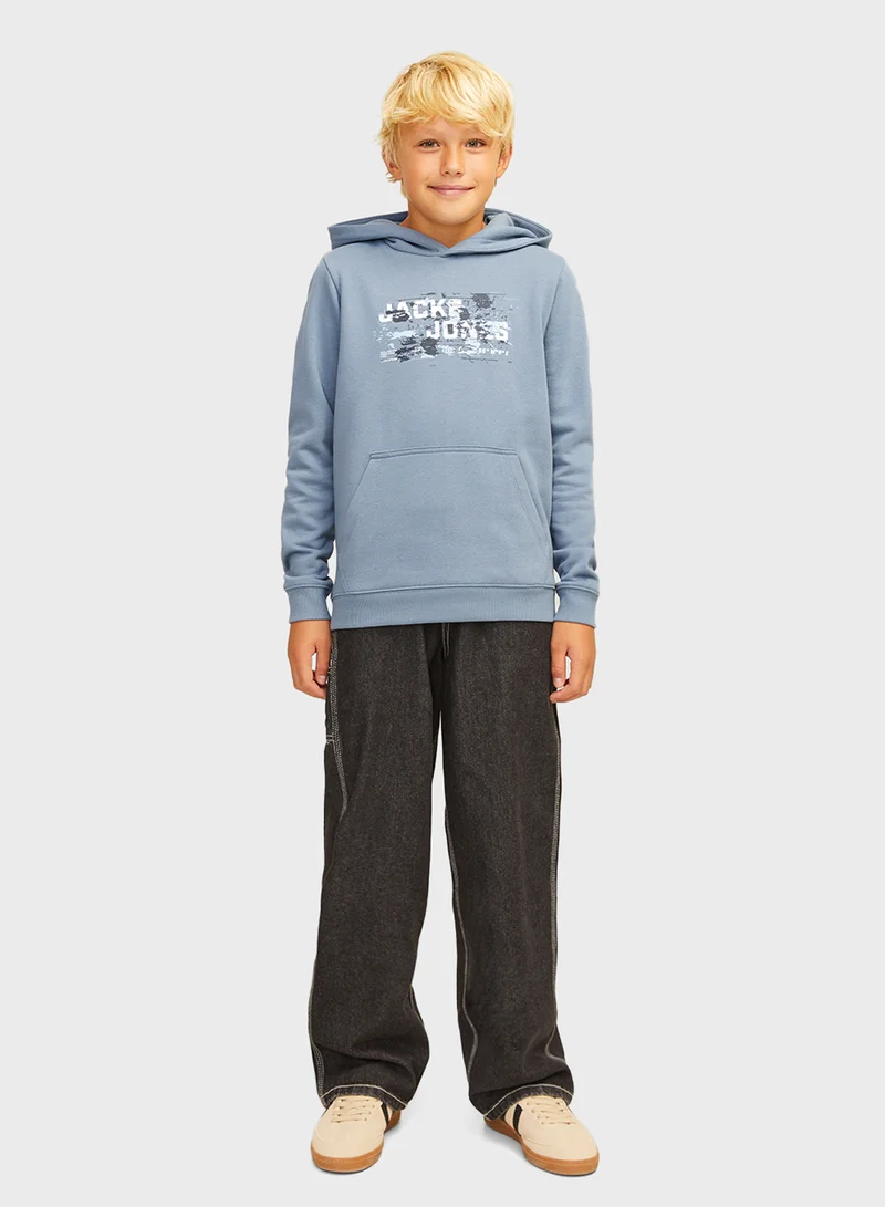 Jack & Jones Junior Youth Pocket Detail Hoodies