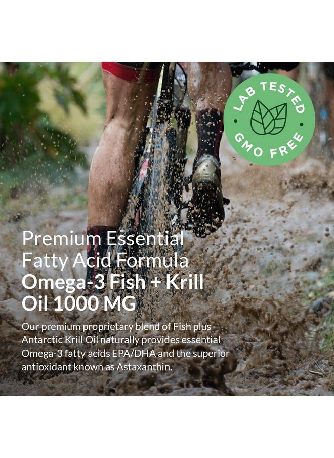 Futurebiotics Omega3 Fish + Krill Oil 1000 Mg Omega3 Epa/Dha & Astaxanthin Nongmo 120 Softgels (60 Servings)  - Image 5