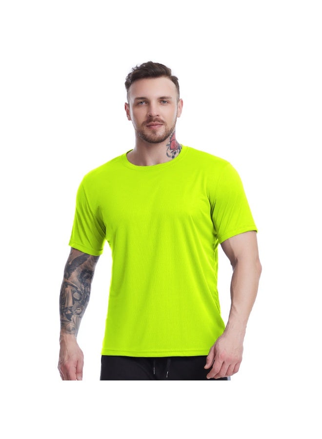 Men'S Loose Sportswear Summer Mesh Breathable Short Sleeved T Shirt Sports And Leisure Basketball Training Outdoor T Shirts - Image 1