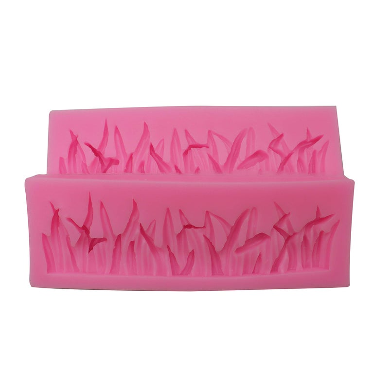 HengKe 2 Pcs Grass Shape Fence Silicone Mold Pie Crust Mold  Lace Silicone Mold for Cake Decorating Sugarcraft Baking Mould Cookie Pastry Pies Cake Ice Cube Pudding  Baroque Fondant Mold  Polymer Clay - Image 4
