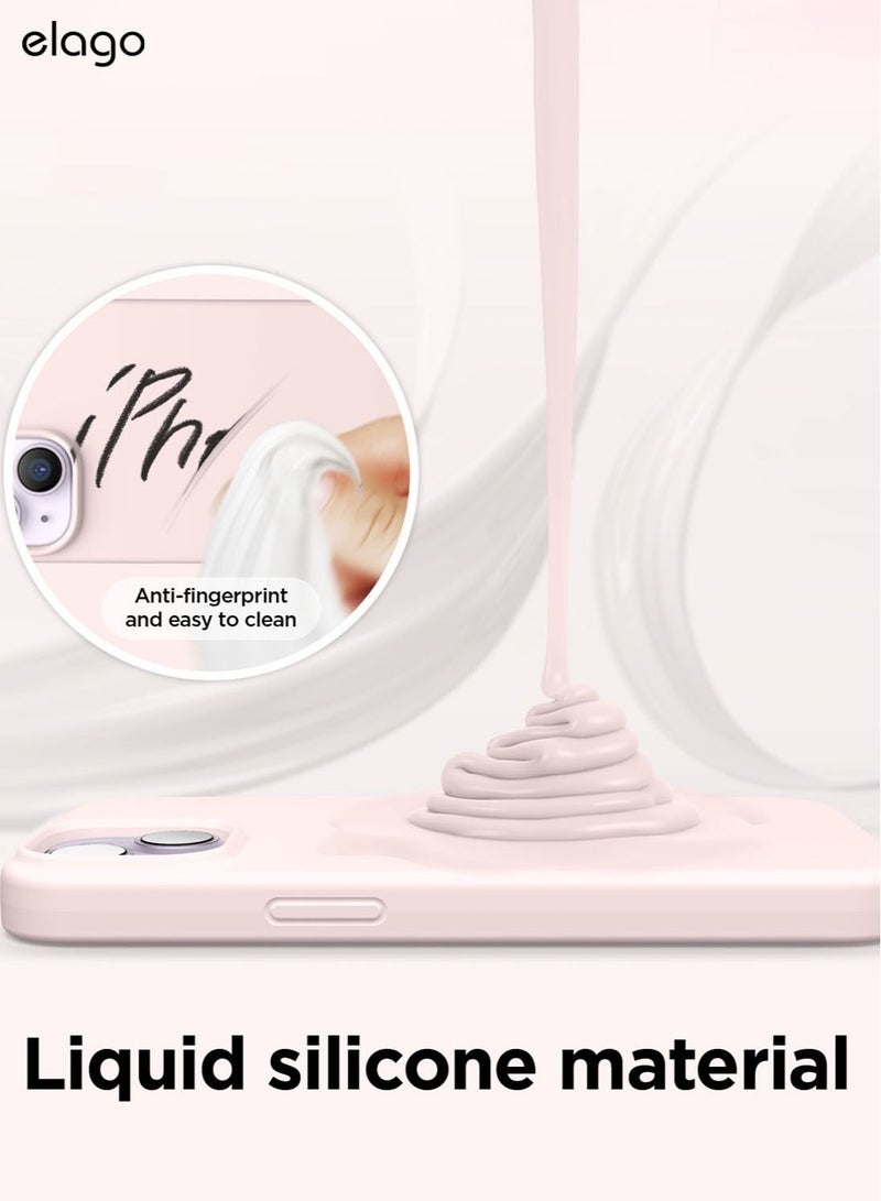 Elago Silicone Shockproof iPhone 14 Case Cover with MagSafe - Lovely Pink - Image 5