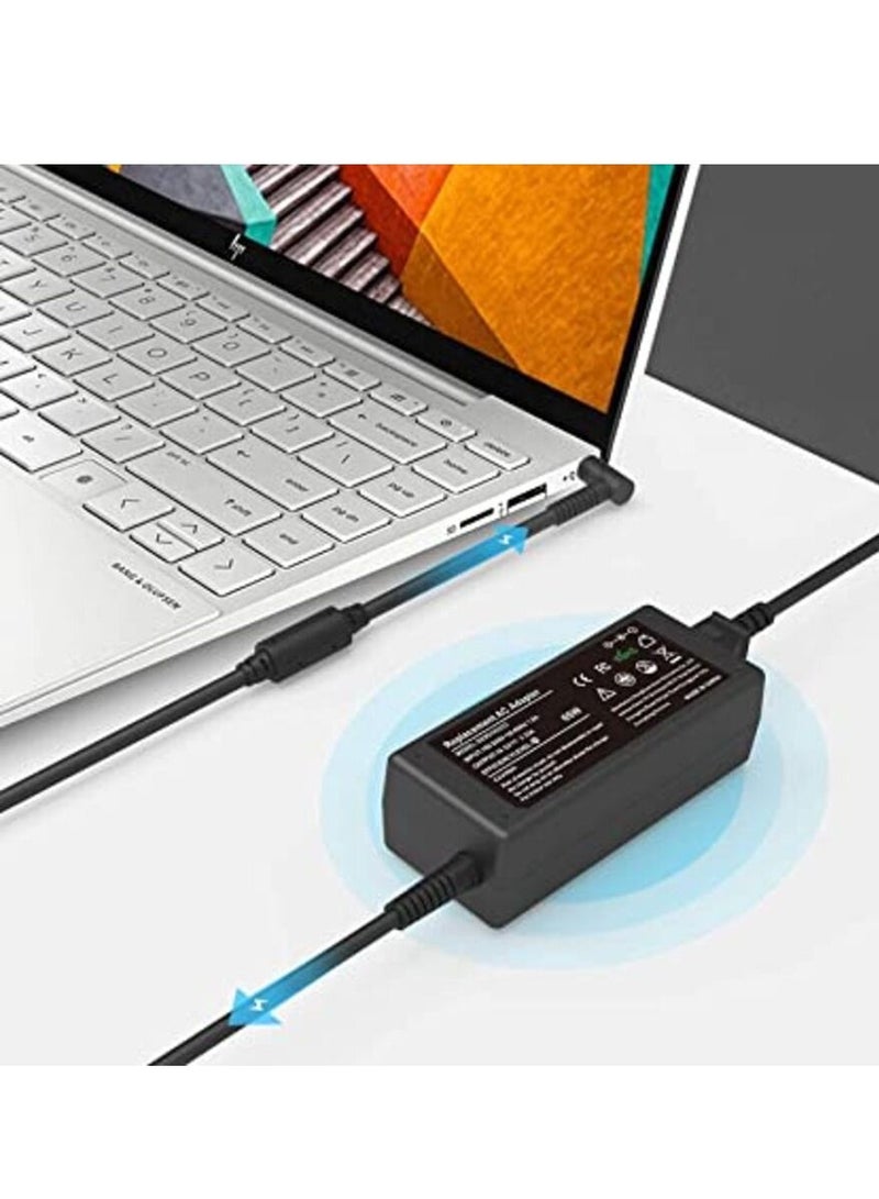 NTECH 65W AC Laptop Charger Compatible With HP Pavilion x360 11/13/15 HP ProBook 640 G2 Stream 11/13/14/X2 ZBook 14u/G4/G5/15U 15 G3 Hp Envy x360 15-u010dx/15 u011dx Power Cord - Image 2