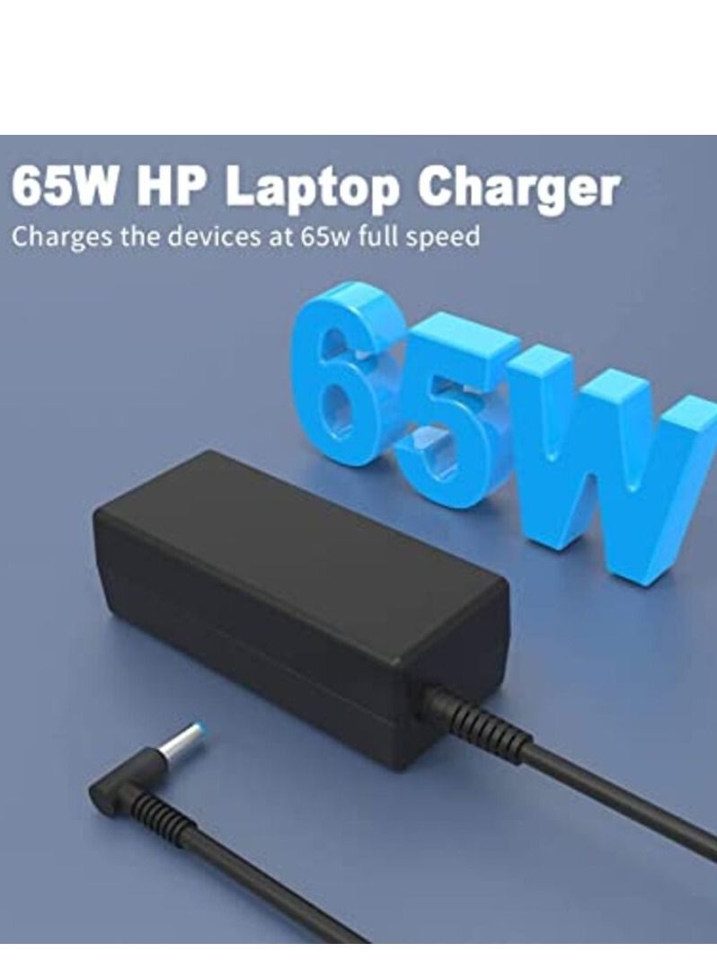 NTECH 65W AC Laptop Charger Compatible With HP Pavilion x360 11/13/15 HP ProBook 640 G2 Stream 11/13/14/X2 ZBook 14u/G4/G5/15U 15 G3 Hp Envy x360 15-u010dx/15 u011dx Power Cord - Image 5