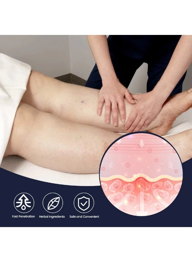 Sumifun Leg Edema Relief Cream Slimming Anti Edema Reduction Calf Swelling Ointment Leg Swelling Pain Relief Edema Elimination Cream Herbal Body Healthcare Cream Anti Edema Leg Cream 20g - Image 3