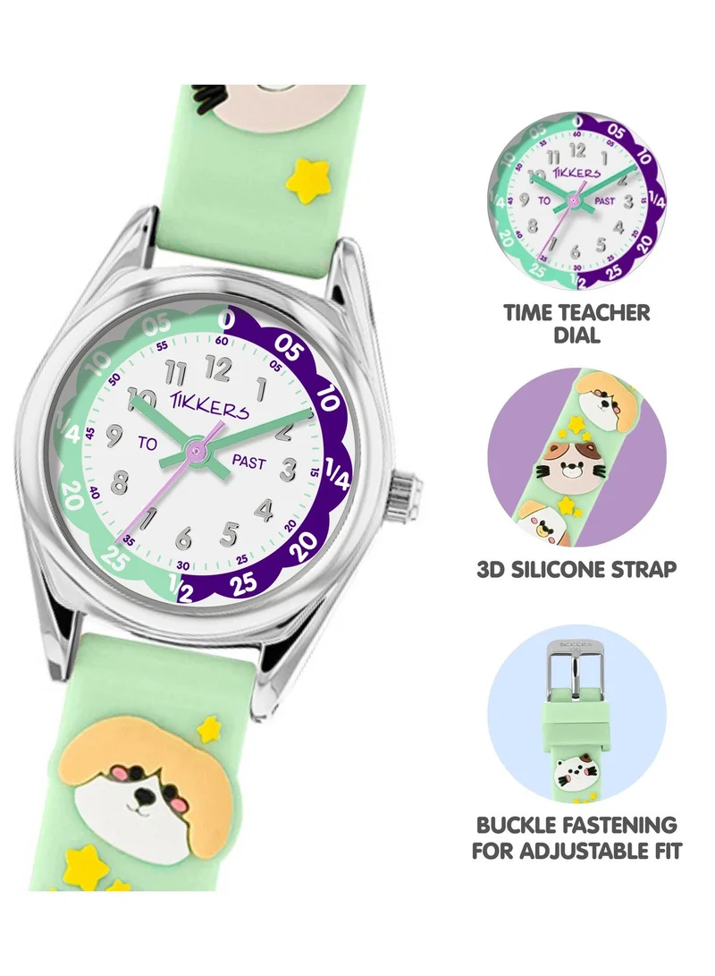 Tikkers  Tikkers 3D Animal Aqua Silicone Strap Watch for Men | Best Price UAE