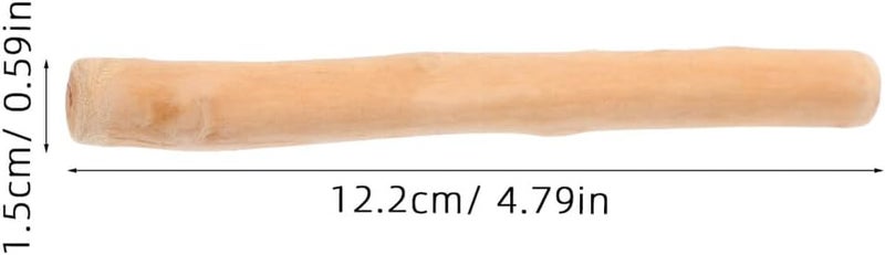 ULTECHNOVO Natural Wood Sticks for Crafting 12cm Durable Wood Twigs DIY Art Projects School Supplies Photo Props 2pcs Wood Pieces for Handmade Decor - Image 2