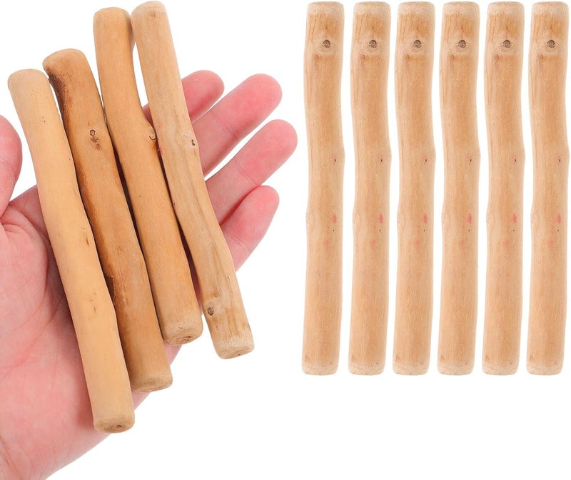 ULTECHNOVO Natural Wood Sticks for Crafting 12cm Durable Wood Twigs DIY Art Projects School Supplies Photo Props 2pcs Wood Pieces for Handmade Decor - Image 1