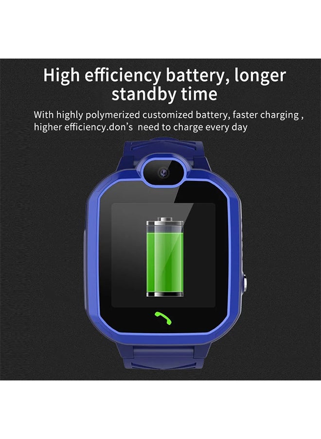 Arabest Waterproof Kid's Watch,Rechargeable Design,Sleep Mode/20 Sport Modes/2-Way Talk/Activity Monitor,Suitable for Birthday Gift for Kids(Blue)  - Image 2