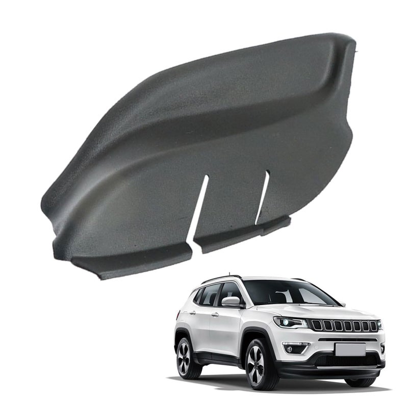 FZJDSD Left Side Front Windshield Wrap Corner Trim Wiper Side Trim Engine Hood Hinge Cover Compatible with Jeep Compass 20172023 Replace 5UT13RXFAB 53223829 7AA47RXFAA