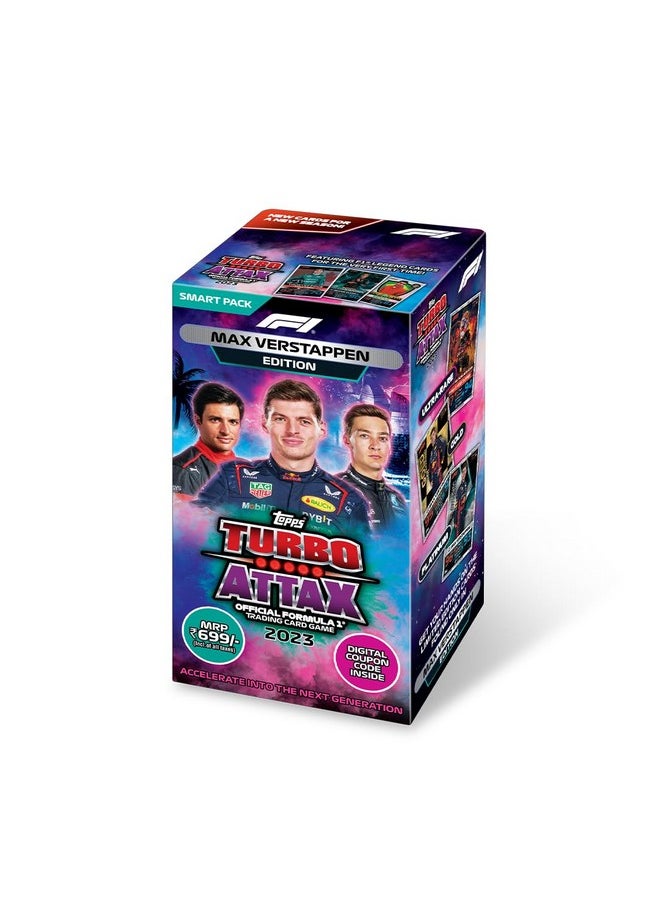 Topps Topps F1 Turbo Attax Trading and Collectible Card Game (Smart Pack- Max Verstappen verison)  - Image 2