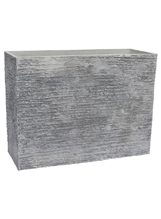 serene Bellan UV Resistant High Quality Fiberglass Planter Grey 56 x 80 x 34 cm SL6163A