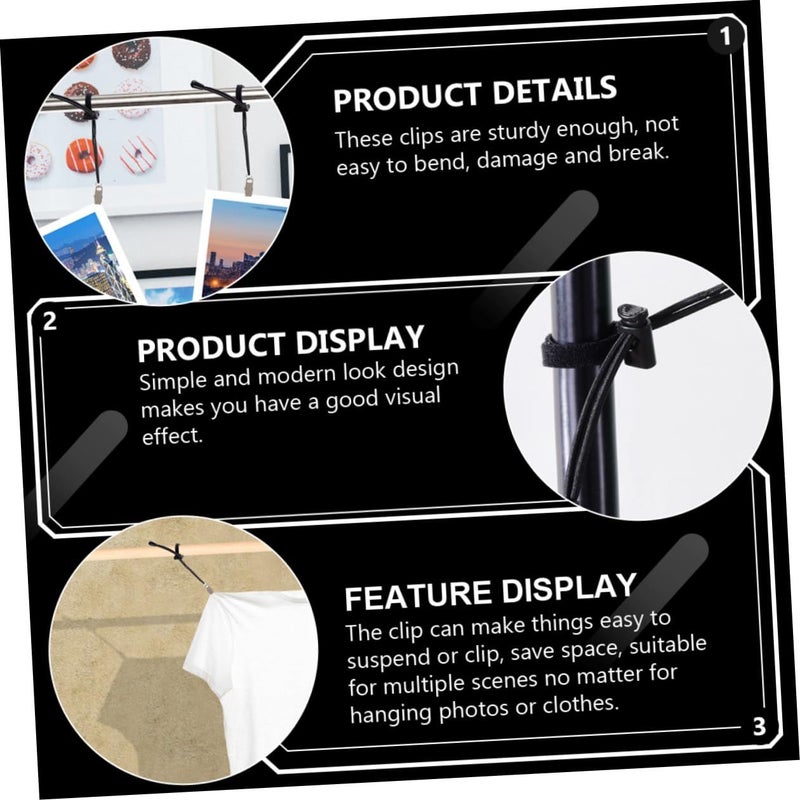 4Pcs Adjustable Windproof Nylon Photography Clamps For Studio Backdrop Support - Image 5