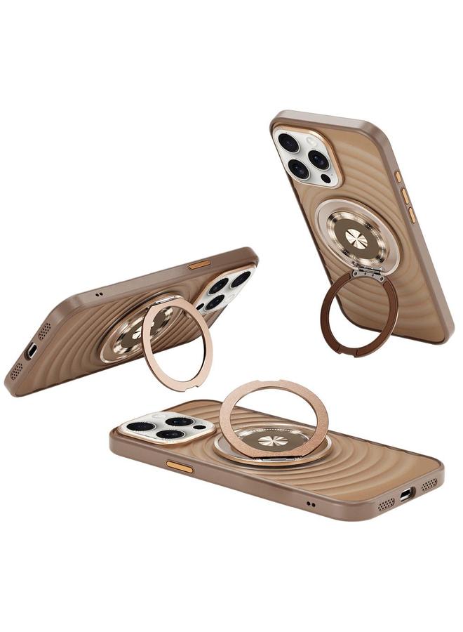 اس-توب حافظة لهاتف iPhone 15 Pro Skin Ripples MagSafe Holder - Image 1