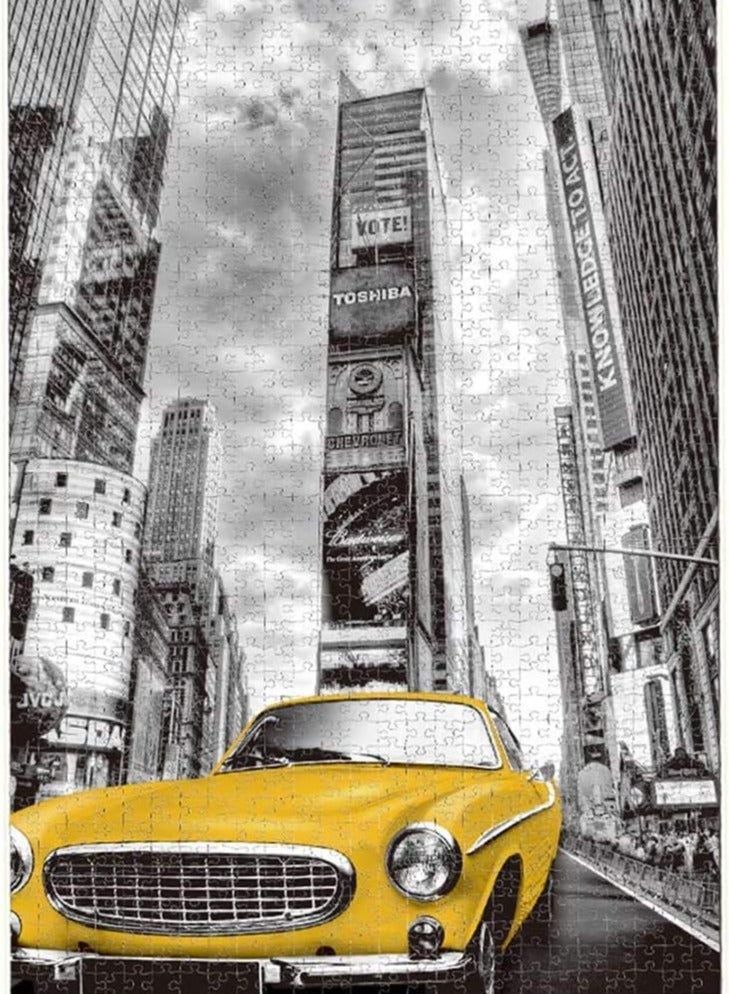 أحجية تركيب الصور المقطعة بتصميم سيارة أجرة في نيويورك مكون من 1000 قطعة - Image 2