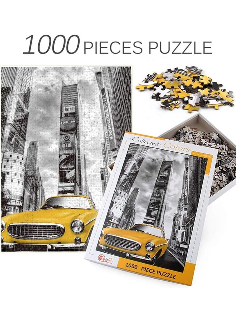 أحجية تركيب الصور المقطعة بتصميم سيارة أجرة في نيويورك مكون من 1000 قطعة - Image 4