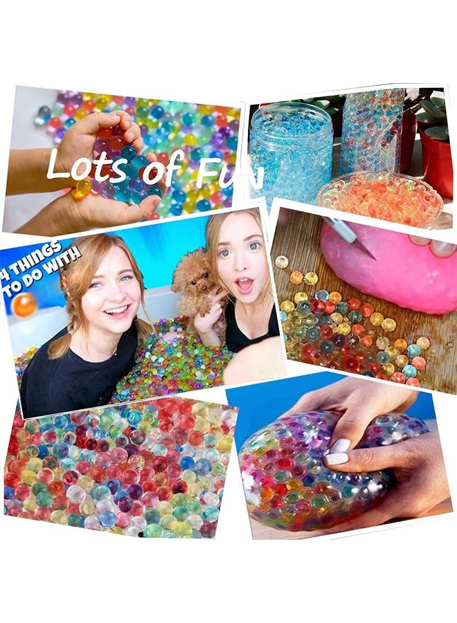 Water Beads 50000 Pieces of Water Balls Non-Toxic and Environment Friendly Water Beads Coloured Gel Beads for Vase Water Beads for Vase Filling Decoration For Kids - Image 2