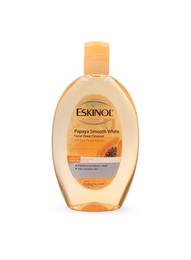 Eskinol Papaya Smooth White Facial Deep Cleanser 225Ml