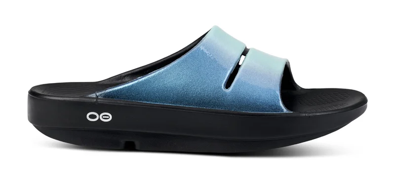 أوفوس UNISEX LUXE SLIDE SANDALS ATLANTIS
