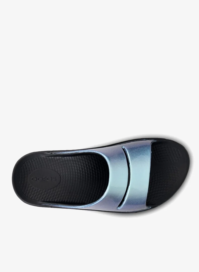 OOFOS UNISEX LUXE SLIDE SANDALS ATLANTIS
