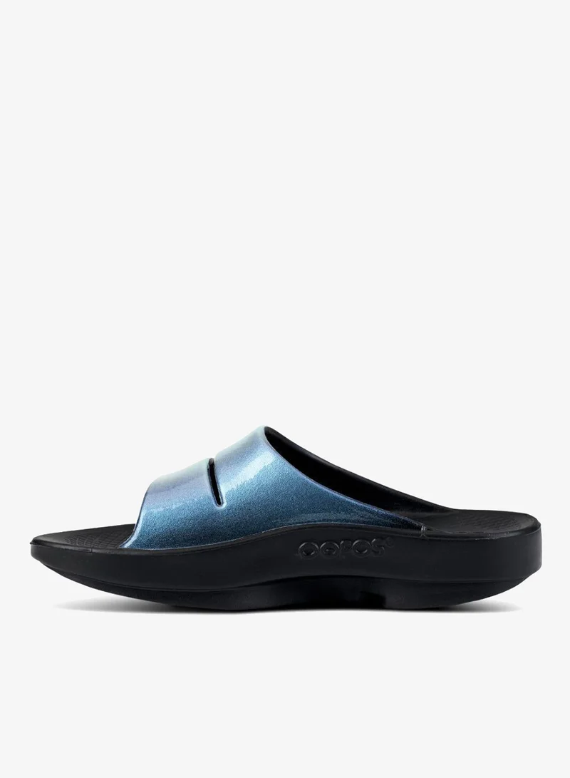 OOFOS UNISEX LUXE SLIDE SANDALS ATLANTIS