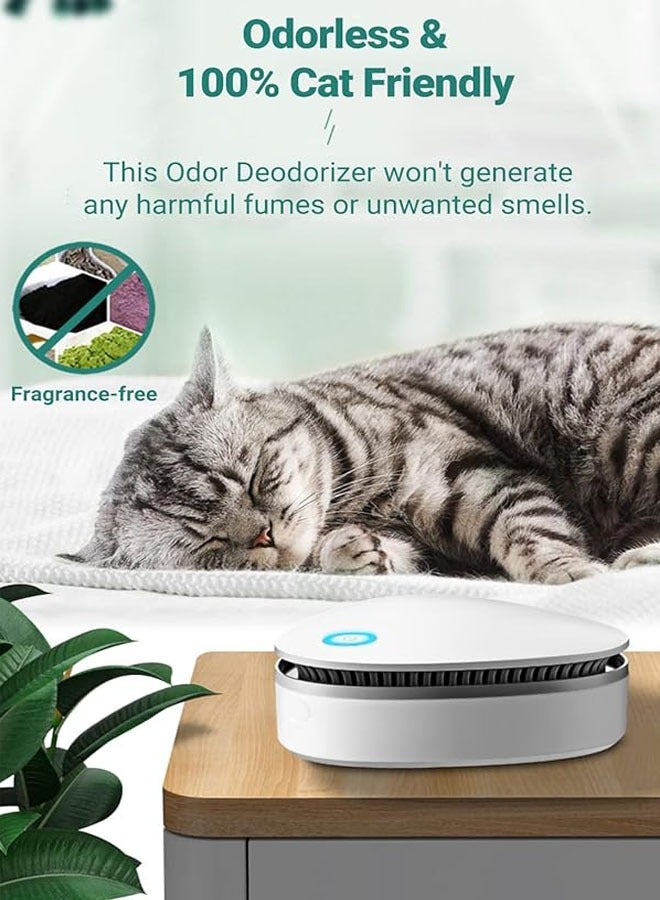 عام مزيل الروائح والغبار، 90% مزيل للروائح و99.9% غبار، مزيل روائح حمامات القطط، مزيل روائح حمامات القطط، مستخدم على نطاق واسع في صناديق القمامة للقطط، الحمامات، الخزانات، المطابخ، ومتاجر الحيوانات. - Image 4