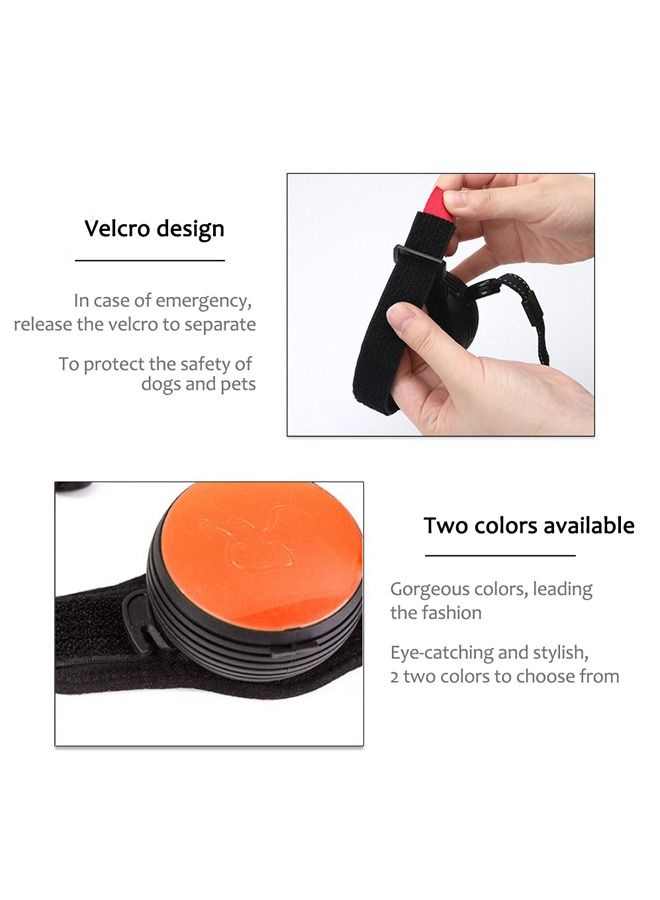 نيو ستايل مقود قابل للسحب للكلاب، مقود معصم للكلاب، مقود حر اليدين للجري، مقود للمشي للكلاب، للكلاب الصغيرة والمتوسطة والكبيرة (مقود معصم أسود، 3M) - Image 4