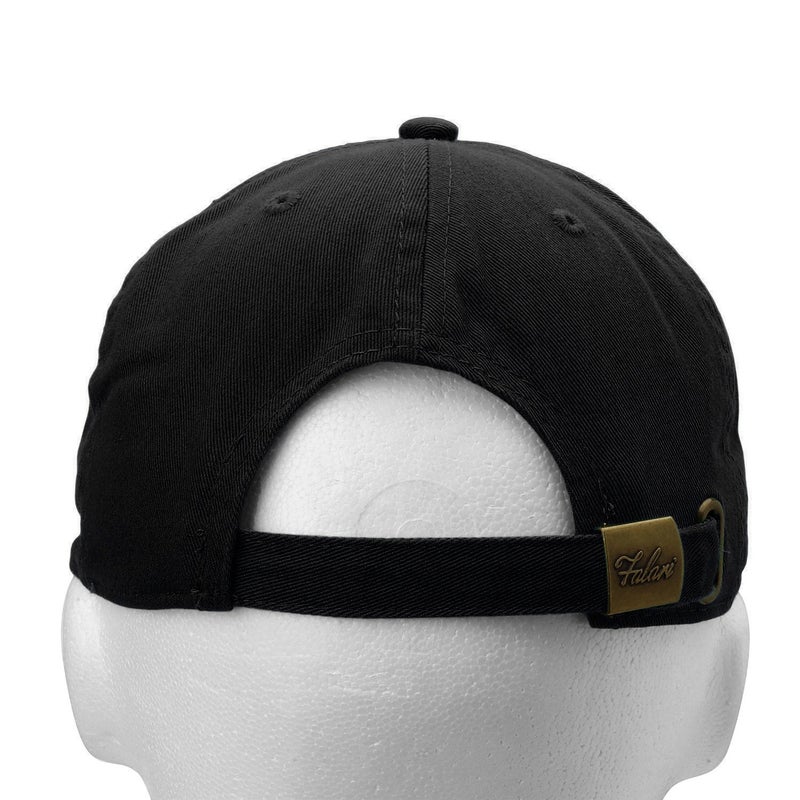 Falari Classic Baseball Cap Dad Hat 100% Cotton Soft Adjustable Size Black - Image 3