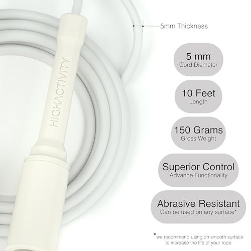High Activity Pro Series Jump Rope – Professional Adjustable Speed Rope for Advanced Conditioning, Cardio & Fitness Training | Precision Engineered Design - Image 2