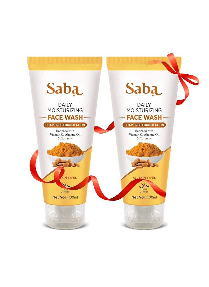Saba Kombucha Saba Turmeric Chandan Facewash pack of 2  - Image 1