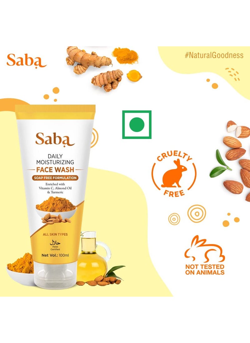 Saba Kombucha Saba Turmeric Chandan Facewash pack of 2  - Image 2