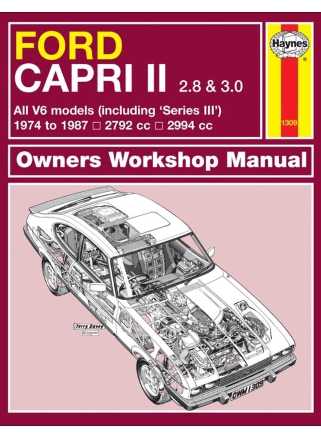 Ford Capri II (and III) 2.8 & 3.0 V6 (74 - 87) Haynes Repair Manual
