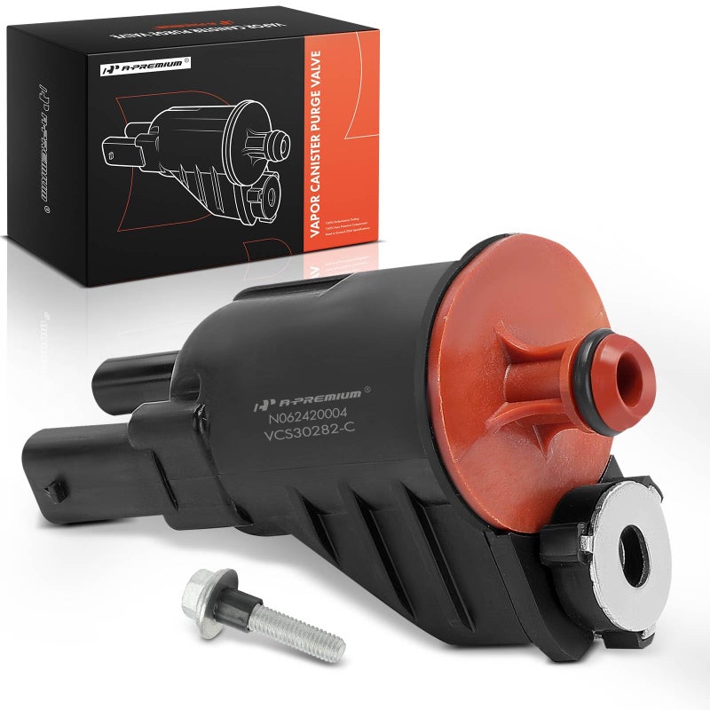 A-Premium APremium Vapor Canister Purge Solenoid Valve Compatible with Chevrolet Silverado Cruze Traverse Tahoe Camaro Colorado Suburban Express GMC Sierra Acadia Yukon Buick Enclave Cadillac - Image 2