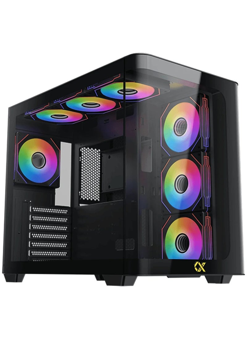 GCC GAMERS CyberVolt G60 Gaming PC Intel (Core i5, RTX 3060, 32GB RGB RAM, 1TB NVMe SSD, WiFi Ready | Windows 11 Installed)  - Image 1
