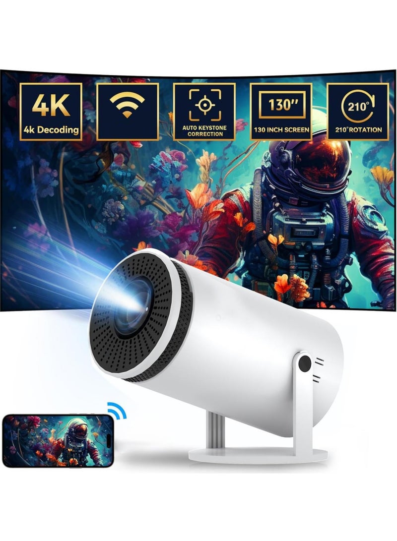 Portable Projector Pocket 5G WIFI Android11.0 Support 130 Inches Home Theater Full HD 1080P for Indoor Outdoor Home Birthday Gift Compatible with TV Stick/HDMI/USB/PS5/iOS/PS4  - Image 5