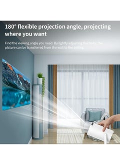 Generic Portable Projector Pocket 5G WIFI Android11.0 Support 130 Inches Home Theater Full HD 1080P for Indoor Outdoor Home Birthday Gift Compatible with TV Stick/HDMI/USB/PS5/iOS/PS4  - Image 2