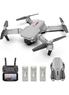 Generic LS-E525 WiFi FPV Drone Headless Mode Drone 3 Batterires Silver Grey Suitable for Beginners and Kids  - Image 1