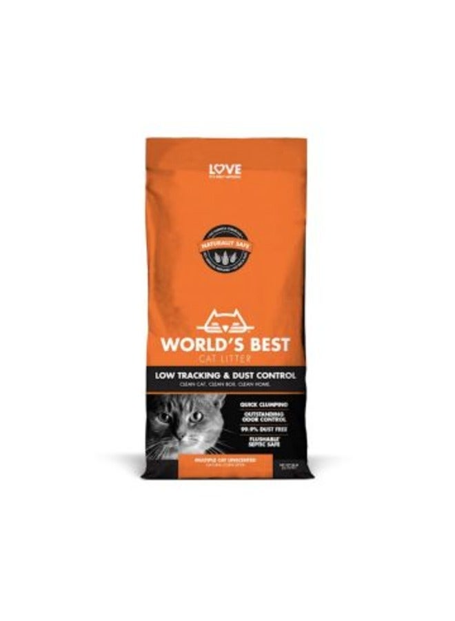 World's Best Cat Litter Low Tracking & Dust Control Cat Litter - 12.7 KgWbcl Advanced LowTracking DustControl Unscented 28lb